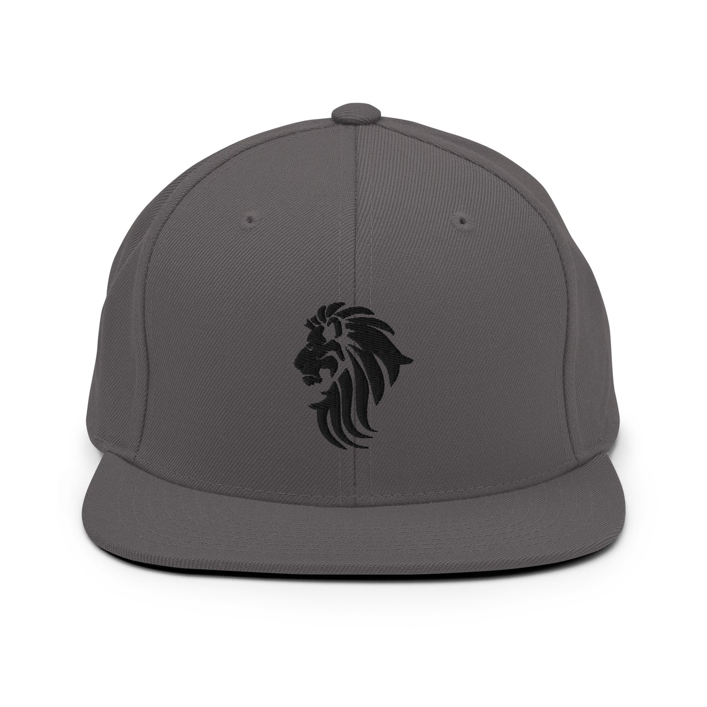 Black Lion Snapback Hat