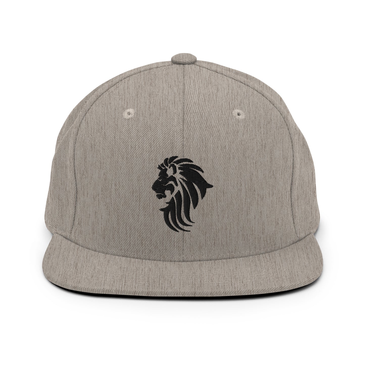 Black Lion Snapback Hat