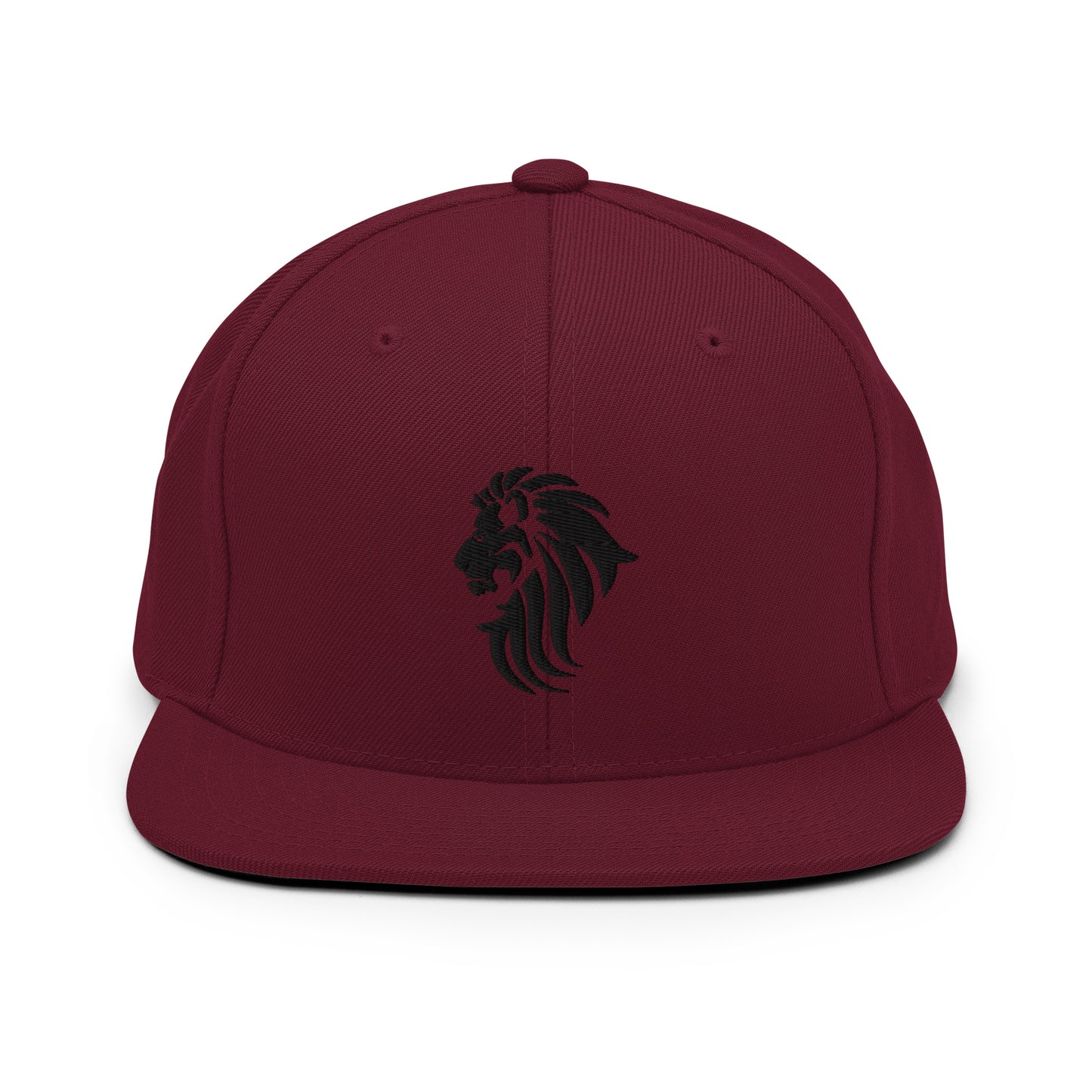 Black Lion Snapback Hat
