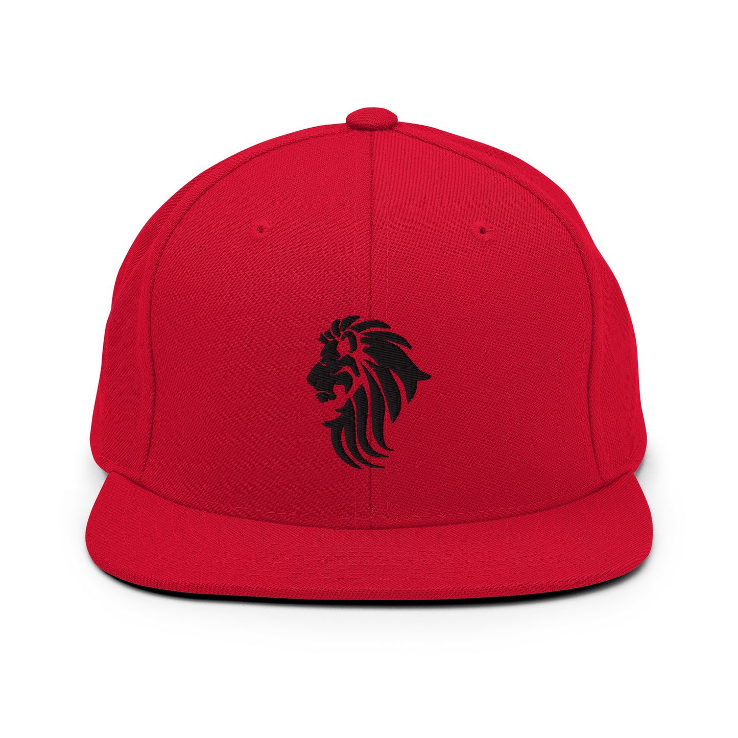 Black Lion Snapback Hat