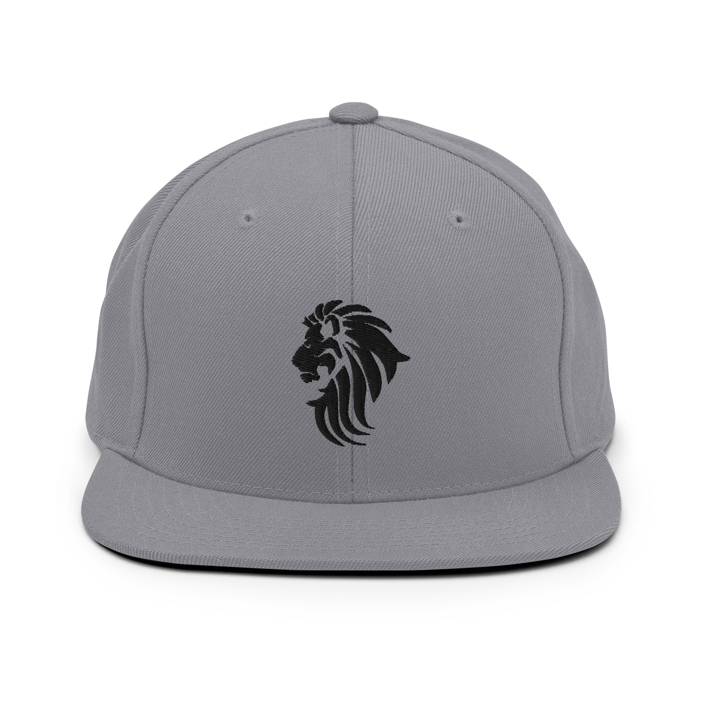 Black Lion Snapback Hat