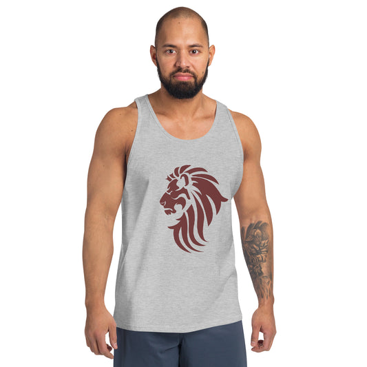 Limited Edition - Maroon & Gray Lion Men's Tank Top