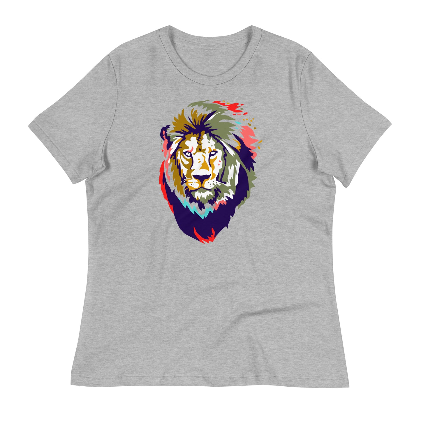 Women's Colorful Lion T-Shirt