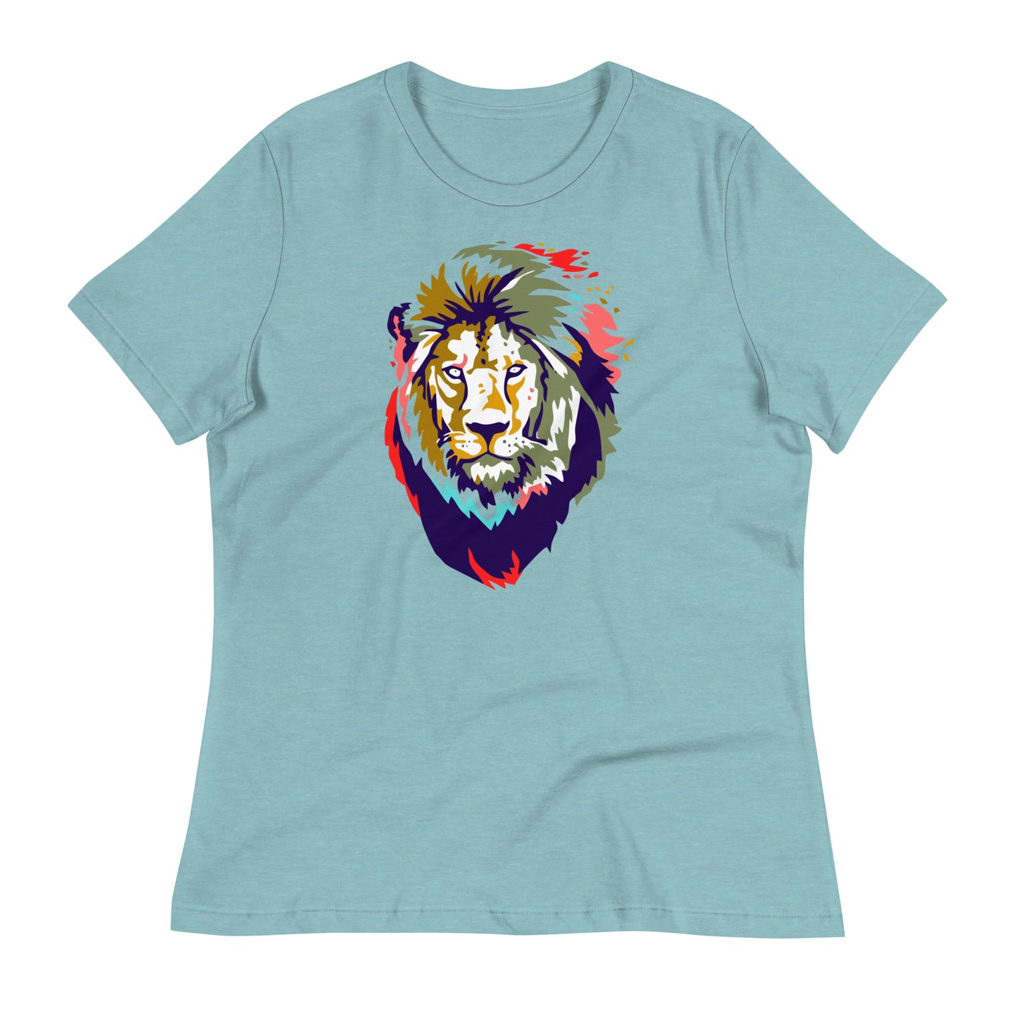 Women's Colorful Lion T-Shirt