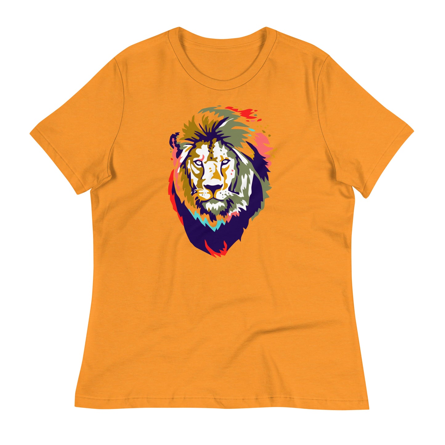 Women's Colorful Lion T-Shirt