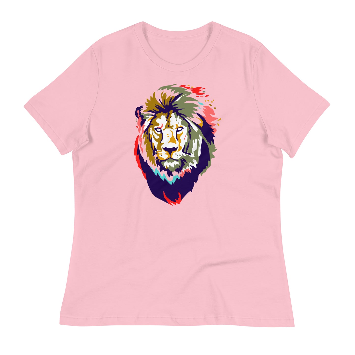 Women's Colorful Lion T-Shirt
