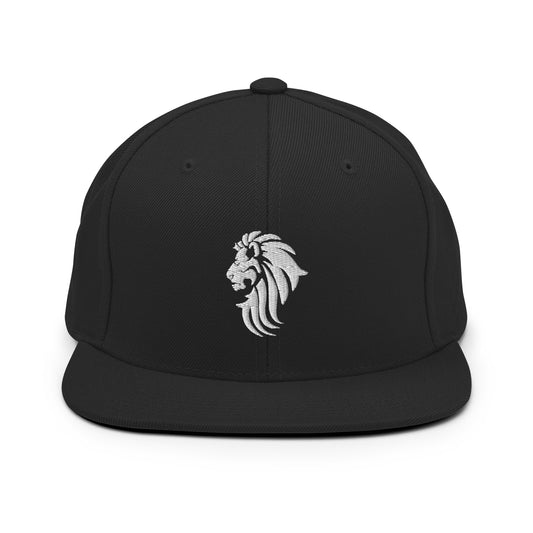 White Lion Snapback Hat