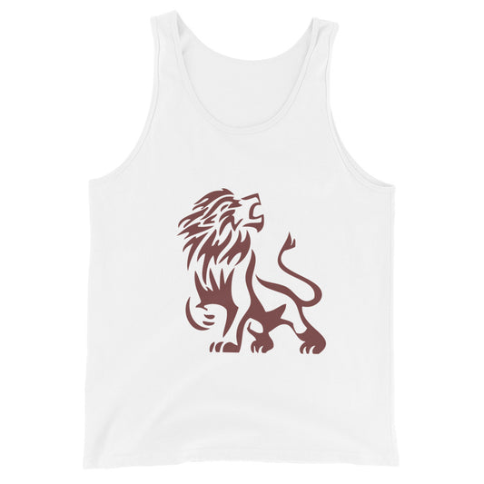 Limited Edition - Maroon & White Lion Men's Tank Top