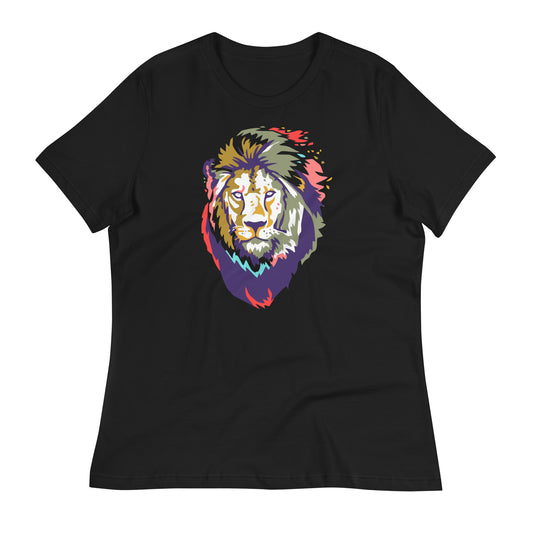 Women's Colorful Lion T-Shirt